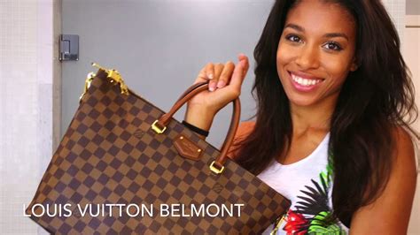 Louis Vuitton Belmont review + what's in my bag! .